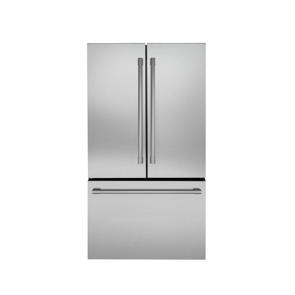 Monogram 23.1 Cu. Ft. Counter-Depth French-Door Refrigerator Stainless Steel - ZWE23NSTSS Monogram 23.1 Cu. Ft. Counter-Depth French-Door Refrigerator Stainless Steel - ZWE23NSTSS