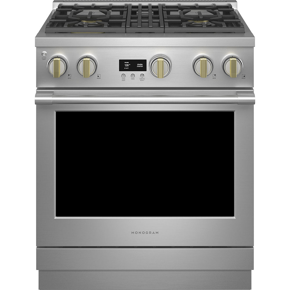 Monogram 30" Gas Professional Convection Range Stainless Steel - ZGP304NTSS Monogram 30" Gas Professional Convection Range Stainless Steel - ZGP304NTSS